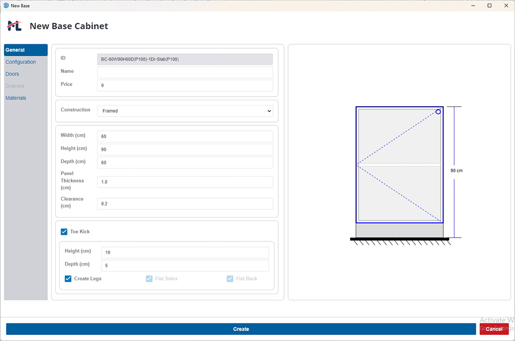 Custom Cabinet Creation